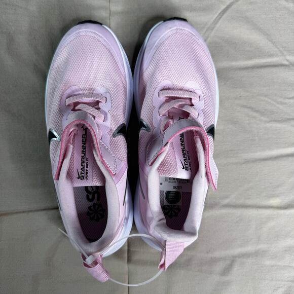 Nike Star Runner Kids' sz 13.5 CR Pink Foam/Black (DA2777-601) New with Tags - Picture 9 of 9